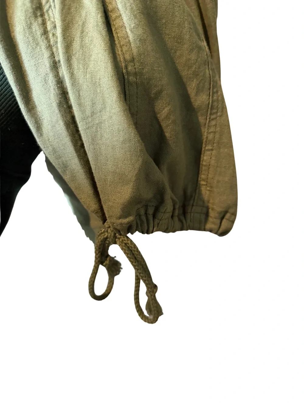 Wild Fable Olive Green Drawstring Casual Pants